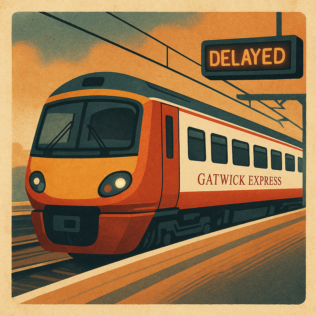 Delayed Gatwick Express